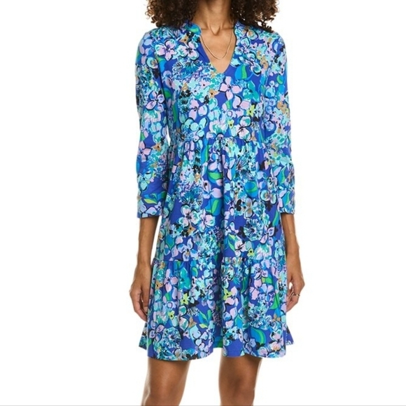 Lilly Pulitzer Alaina dress in blue size medium - Picture 2 of 10